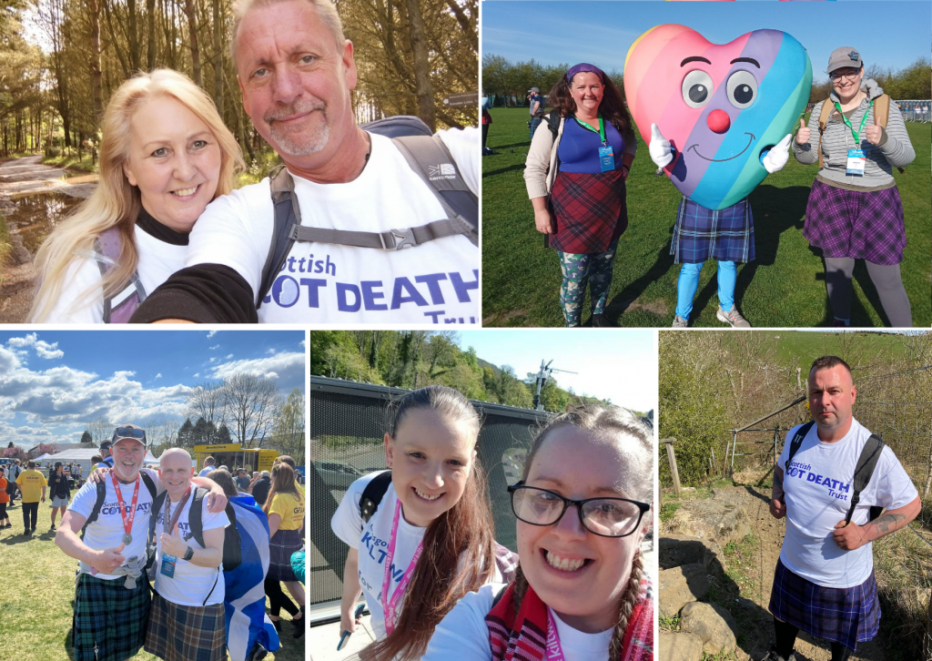 Aberdeen Kiltwalk 2024 Scottish Cot Death Trust